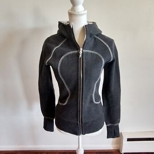 Lululemon scuba jacket embroidered gray special edition 6